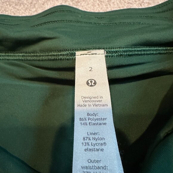 Lululemon Play Off The Pleats Mid-Rise Skirt Everglade Green Size 2 (Regular) - Picture 3 of 6